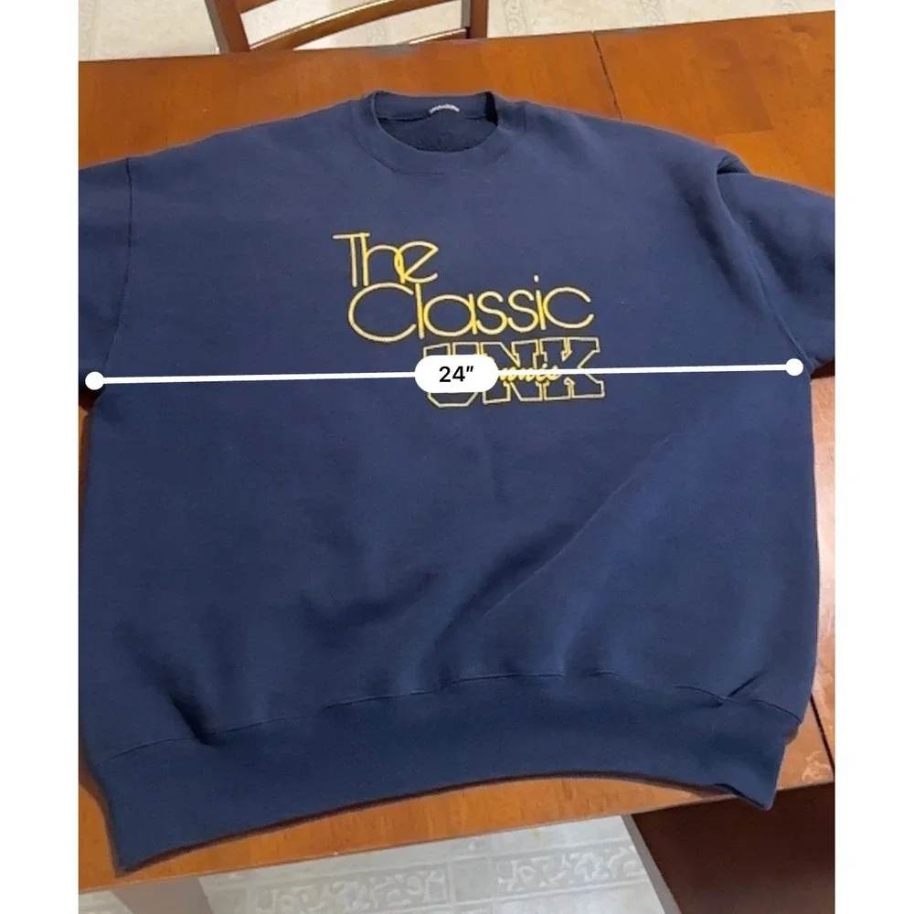 Vintage The Classic UNK Tennis Coors‎ Navy Blue Crewneck Sweatshirt Large